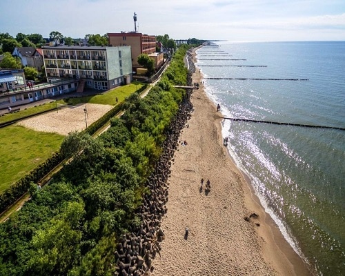 Plaża w Ustroniu Morskim