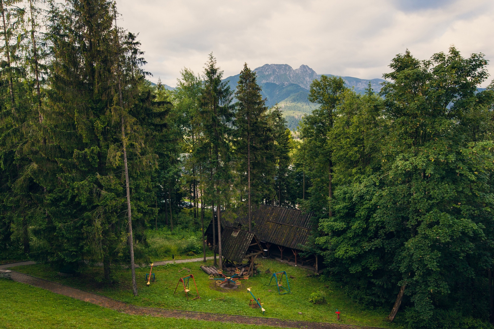 widok z balkonu