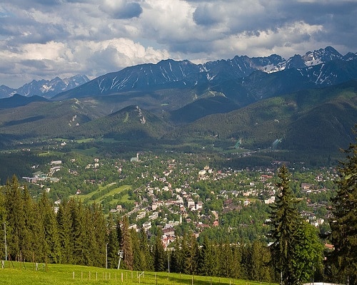 Zakopane - z lotu ptaka