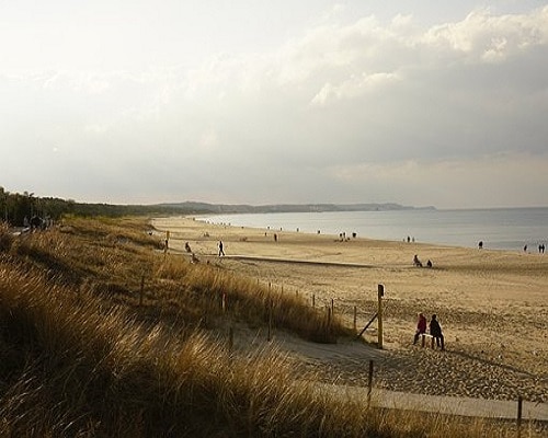 Plaża nad Morzem Bałtyckim