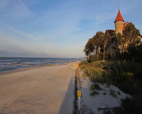 Łeba - piaszczysta plaża