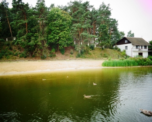 plaża - widok z pomostu