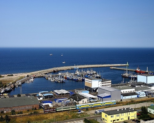 Widok na port