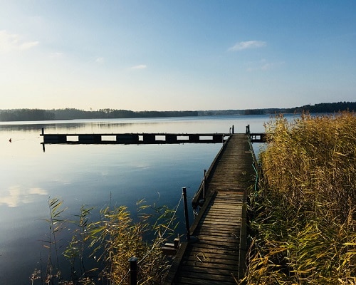 Pomost nad jeziorem