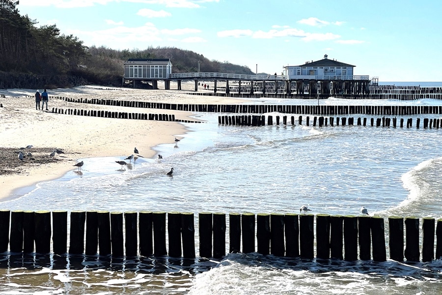 Plaża w Ustroniu Morskim