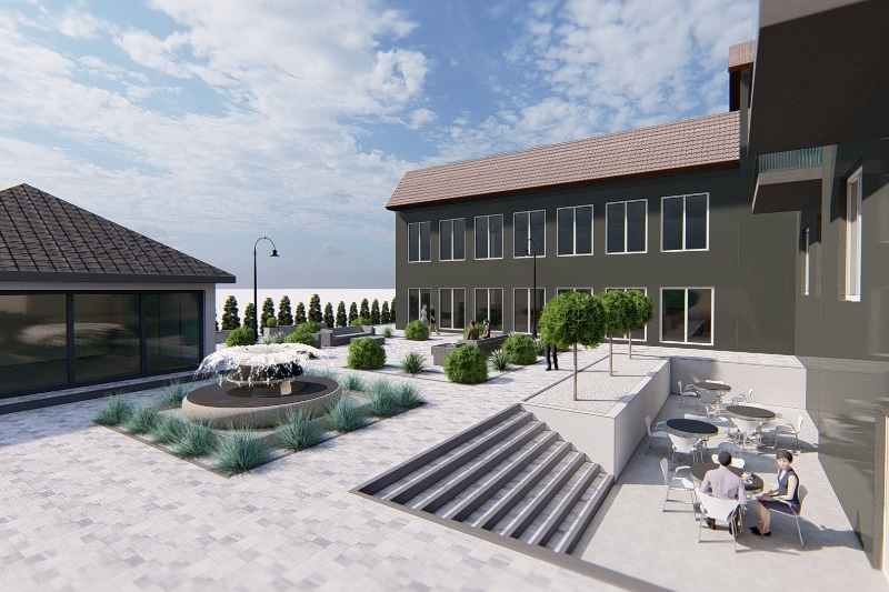 Resort Holiday Home Jarosławiec wizualizacja nowej części budynku
