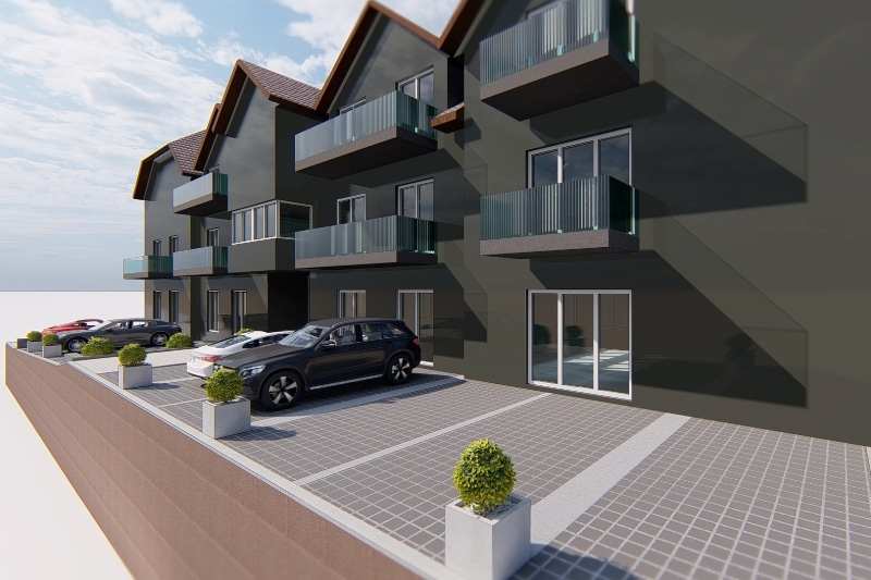 Resort Holiday Home Jarosławiec wizualizacja nowej części budynku